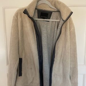 Banana Republic - Fuzzy zip up jacket
